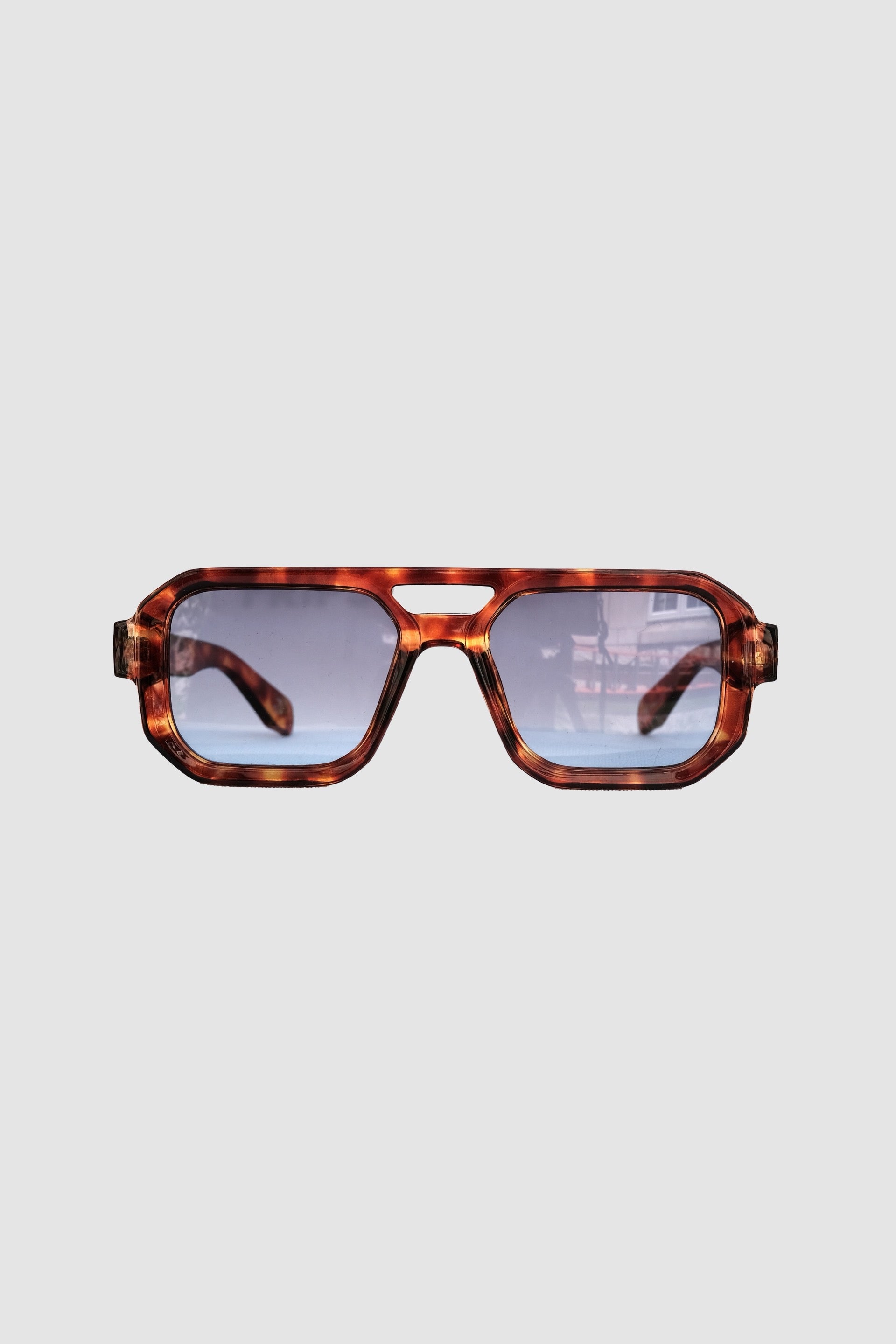 Amazonia XL - tortoiseshell / blue lenses