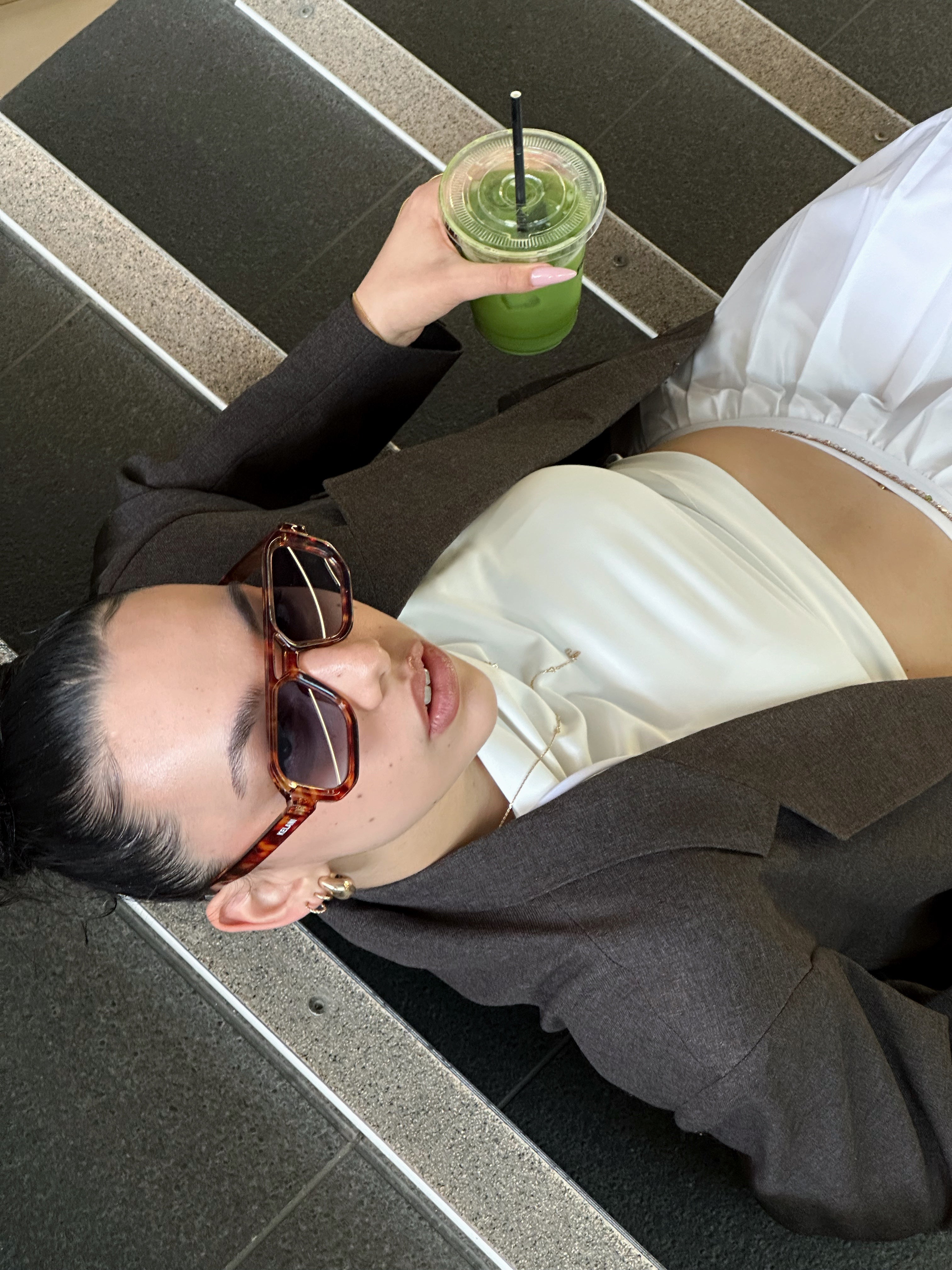 Amazonia XL - tortoiseshell / blue lenses