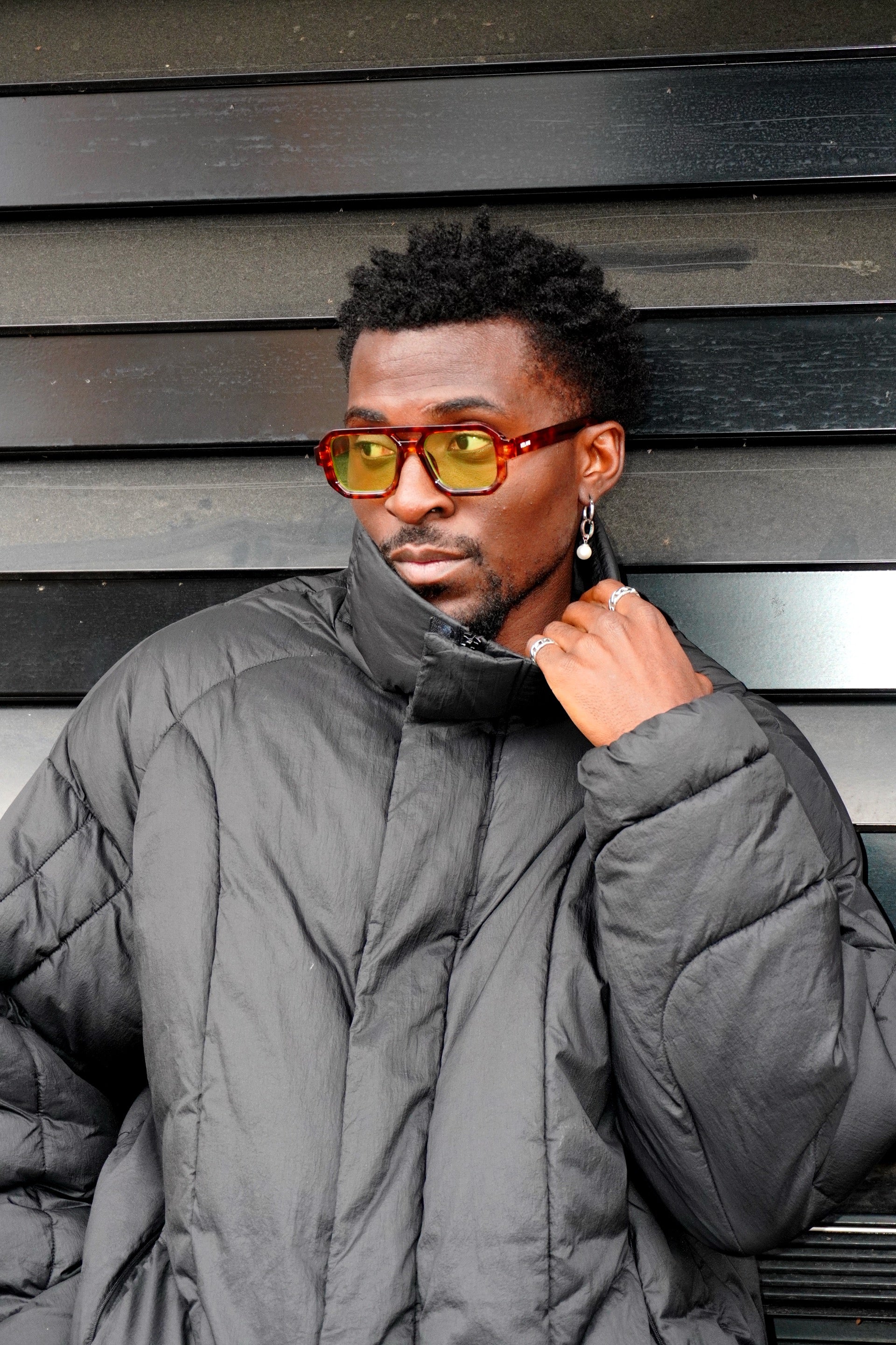 Amazonia XL - écailles verres jaunes