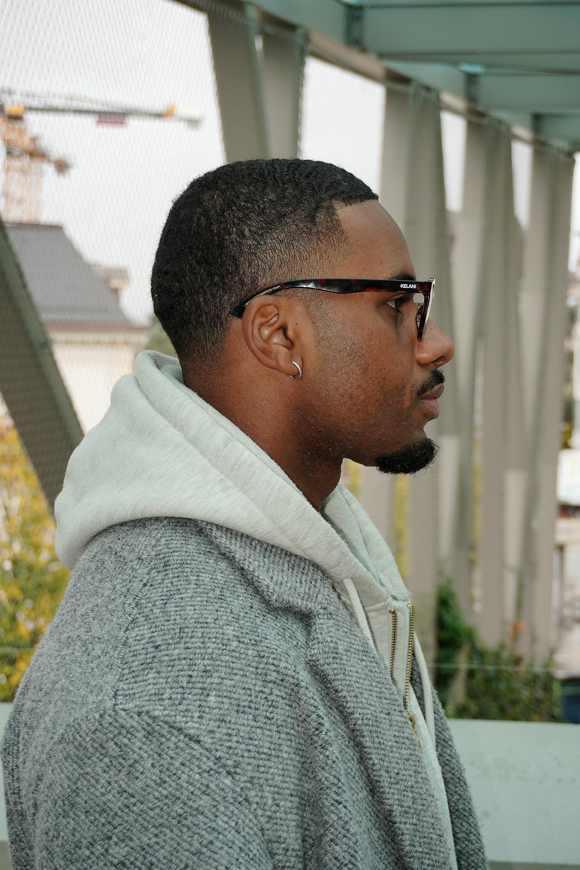 Lotus - écaille de tortue avec verres bleus