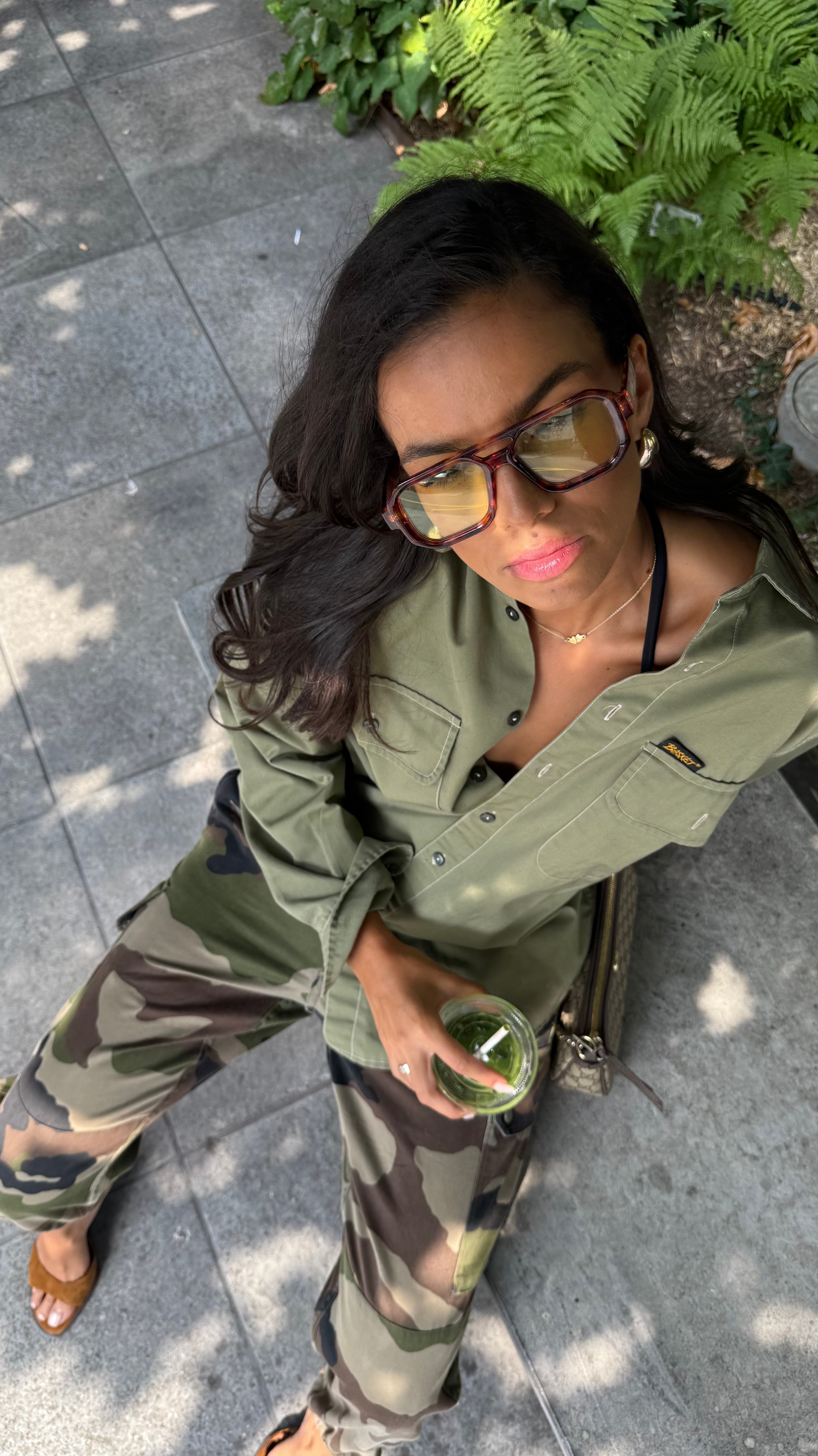 Amazonia XL - tortoiseshell yellow lenses 